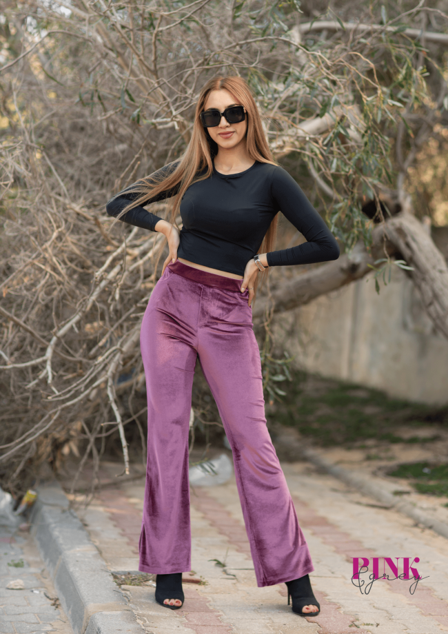 Pantalon large en velours – Image 2